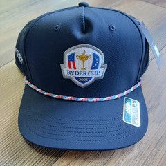 ​New Ahead Ryder Cup 2025 Golf Hat Cap Snapback Rope Navy Blue Performance