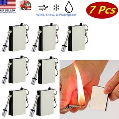 7x Waterproof Permanent Match Lighter Strike To Light Survival Camp Fire Starter