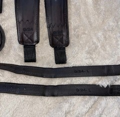 FREEJUMP PRO GRIP STIRRUP LEATHERS BROWN LARGE