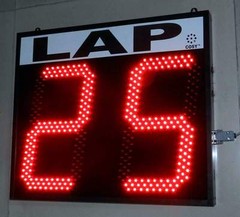 LED Lap Counter – Racing, Running, Marathons- 2 Digit -12″ LED display system.