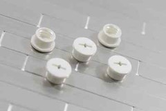 5 NEW WHITE Riddell Speed Flex Icon Helmet Threaded Valve Cap Retainer Cover