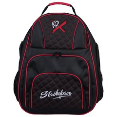 KR Strikeforce Royal Flush Deuce Black/Red 2 Ball Tote Back Pack Bowling Bag