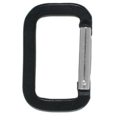 Rectangle Carabiners  Multiple Colors  Pack Sizes Available