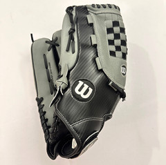 Wilson Grey/Black A360 Carbonlite 14″ Slowpitch Softball Glove Left Hand Throw
