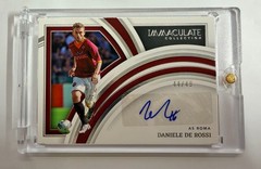 2023-24 DANIELE DE ROSSI 04/49 AUTO PANINI IMMACULATE COLLECTION INK AUTOGRAPHS