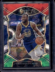 2020-21 Panini Select #44 Draymond Green Red White Green Cracked Ice