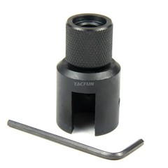 Ruger 1022 Muzzle Brake Adapter 1/2×28 TPI + .750 Thread Protector