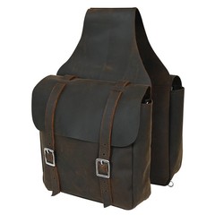 C-G166 Hilason Leather Chap Leather Horse Saddle Bag For Trail