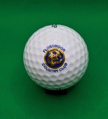 Vintage Flossmoor Country Club logo golf ball (Flossmoor, Illinois)