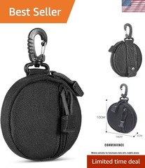 Compact 1000D Nylon EDC Capsule – Secure Tactical Pouch for Outdoor Activities
