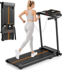 Foldable Treadmill for Home Use–0.6–6.2 MPH,Compact Quiet Design,Easy Storage