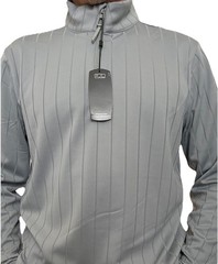 GREG NORMAN GOLF MEN’S UTILITY 1/4 ZIP PULLOVER Gray Large