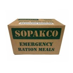 MRE 16ct Case SOPAKCO Emergency Ration 16 Meals 06/26