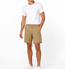 Nike Golf Dri-Fit Shorts Men 34 Beige Stretch Standard Fit Lightweight Athletic