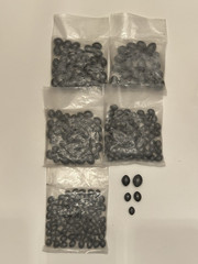 20 + Pounds Lead Egg Sinker Fishing Weight Lot – 3/4, 1 , 1-1/2, 2, 3 Oz. – NOS