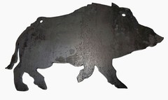 Tactical Scorpion AR500 Steel Shooting Target Boar 18 x 11 x 3/8″ Laser Cut Gong