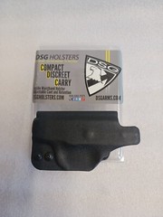 DSG Arms CDC Holster Ruger LCP RIGHT Hand Black Kydex. (R2-E)
