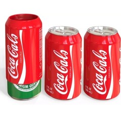 3 pack Beer Can Covers, Silicone Sleeve Hide a Beer 12 FL.oz 355 mL (Coca-Cola)