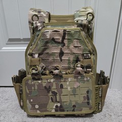 YAKEDA Tactical Vest for Men Military 1000D Nylon Quick Release Laser Cp
