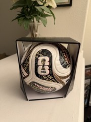 adidas Trionda Finale FIFA Soccer Ball White/Black/Gold Official from Fanatics