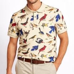 Malbon Birds Of Georgia Augusta Masters Jason Day Polo Size Large