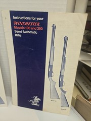 Winchester Models 190 & 290 Semi-Automatic Rifle Original Owner’s Manual