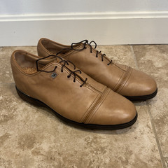 FootJoy Icon Black Men’s Brown Leather Golf Shoe
