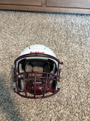 Riddell SpeedFlex Football Helmet White w/ Facemask & Chinstrap Medium 2025