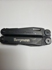 Leatherman Wave+ Plus 18-In-1 Black Oxide Multi-Tool Pliers 1-hand open w Sheath