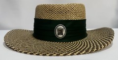 Ahead Fine Hats 2007 U.S. Open Oakmont Straw Golf Hat Adult M/L Wide Brim