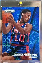 2014-15 Prizm Dennis Rodman Blue Mojo Prizm Basketball Card #237 SP