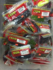 Lot of 50 PKS ZOOM Bait Plastic Worm,Lizard,Crawdad Lures,VARIETY OF PACKS,NEW
