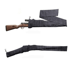 50″ Silicone Treated Gun Sleeve Shotgun/Rifle Sock Shooting Cover Green Gray US