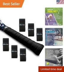M-Tac Tennis Grip Tape – 6-Piece Black Set, Sweat Absorbent & Easy to Apply