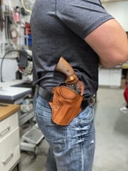 Colt Python Hand Made Leather Holster (READ LEAD TIME)