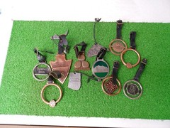 12-Count Vintage Golf Bag Tag Collection