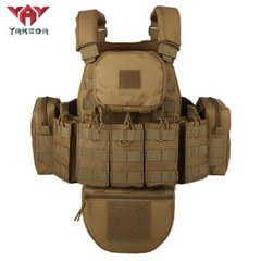 YAKEDA Five Piece Equipment Bag Training Vest, Detachable and Expandable, Waterp