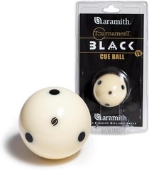ARAMITH TOURNAMENT BLACK DOT MEASLES CUE BALL SHIP BEWARE COPYCATS SHIPS FREE