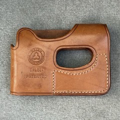 Vintage GALCO WAL264 Leather Wallet Holster Brown Tan AMT Backup DAO