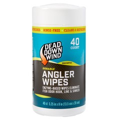 Fishing Unscented Rinse-Angler Wipes – 40 Count (5.25 in x 8 in)