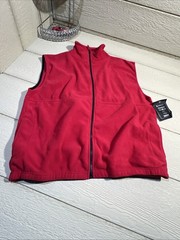 Inner Harbor Golf Collection Vest Men’s L Polyester Red