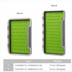 Fly Box Magnet Foam Compartment Fly Fishing Box Fly Hooks Silicon Large Small