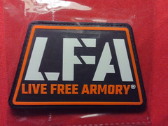 LFA LIVE FREE ARMORY Collectible Shooters Patch SHOT-SHOW 2024 NIP