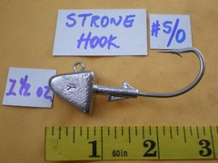 25 PCS. SHAD HEAD JIG/BASS SWIM BAIT/FISHING LURE BAIT, 1-1/2 OZ. #5/0 S.S. HOOK
