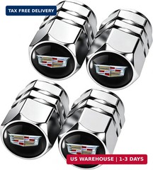 Tire Valve Stem Cap Cover for Cadillac Belt O-Ring Seal Corrosion Resistant.Tire