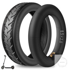 2-Pack 8.5×2 (50/75-6.1) Electric Scooter Tire and Tube Replacement Set 8.5×2.0