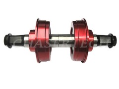 YST BMX American Sealed Bearing Bike Bottom Bracket Single Speed 127mm Red