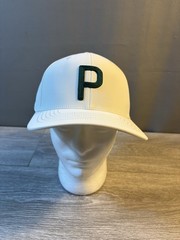 PUMA Heritage P White Snapback Golf Hat New With Tags