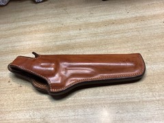 Vintage Bianchi #5BHL holster S&W N frame or sim. 6 1/2in.RH Brown lined USA🇺🇸