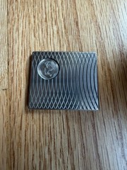 Tyler Lowy CTRL Rectangle Putter Face Ball Marker Stainless Steel